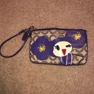 Violette Coach Wristlet